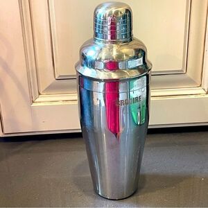 Cocktail shaker chrome polish stainless steel drink mixer